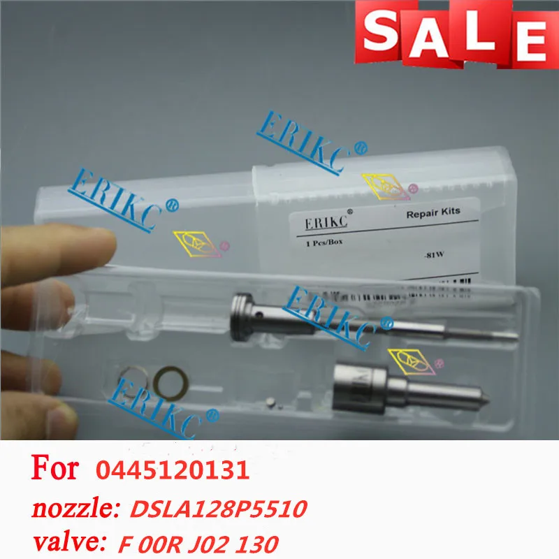 

Diesel Fuel Injector Overhaul Repair Kit DSLA128P5510 Common Rail Nozzle Valve F00RJ02130 For CUMMINS 0445120131