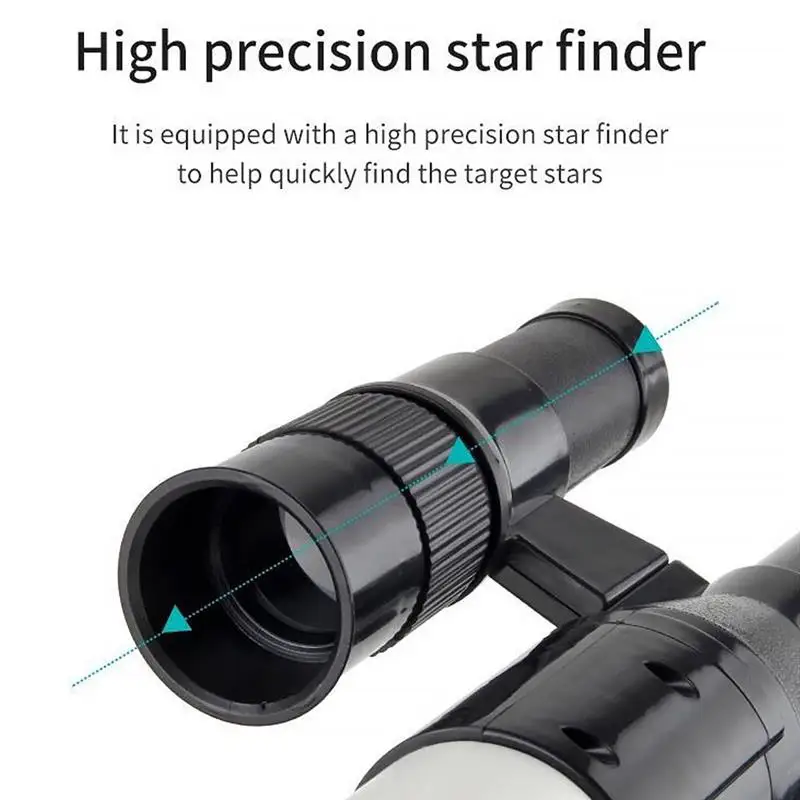 Astronomical Telescope with Adjustable Tripod High Definition Telescopes Birdwatching Refractive Monocular Children