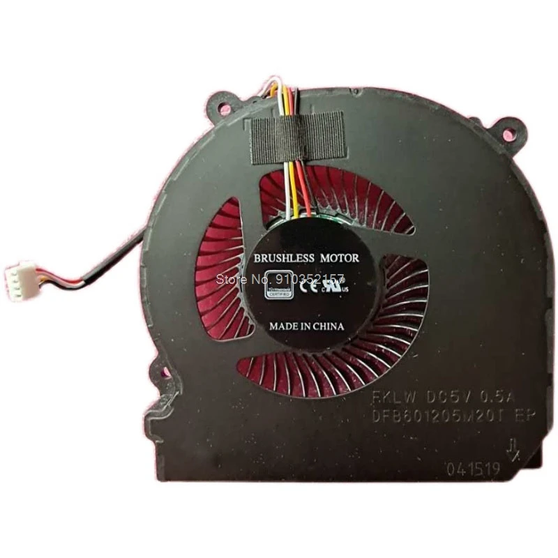 Imagem -06 - Gpu Cpu Fan & Dissipador de Calor para Clevo N850ep N857ep N870ep6 N871ep6 N875ep6 N850ep6 N857ep6 5v 0.5a 4pin Fio 15.6