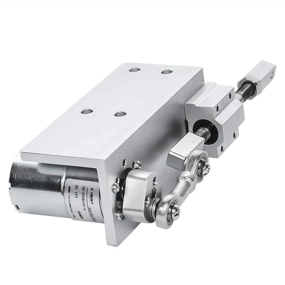 Piccolo attuatore lineare a ciclo alternativo dal Design fai-da-te con motoriduttore cc 12V 24 Volt corsa 12/16/20mm regolabile 5-1000 giri/min