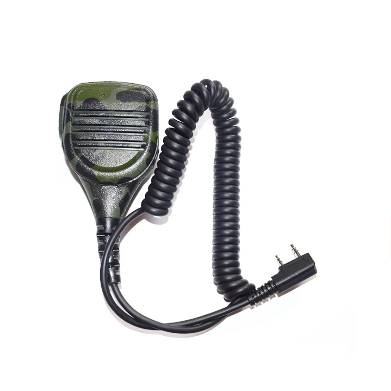 Camouflage Remote PPT Speaker Mic for Baofeng Kenwood 2 Way Radio Walkie Talkie