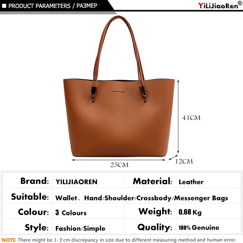 Ladies Fashion Handbags Top Handle Bag Large Capacity Totes Bags for Women Luxury Brand Pu Leather Big Shoulder Bag Female Sac