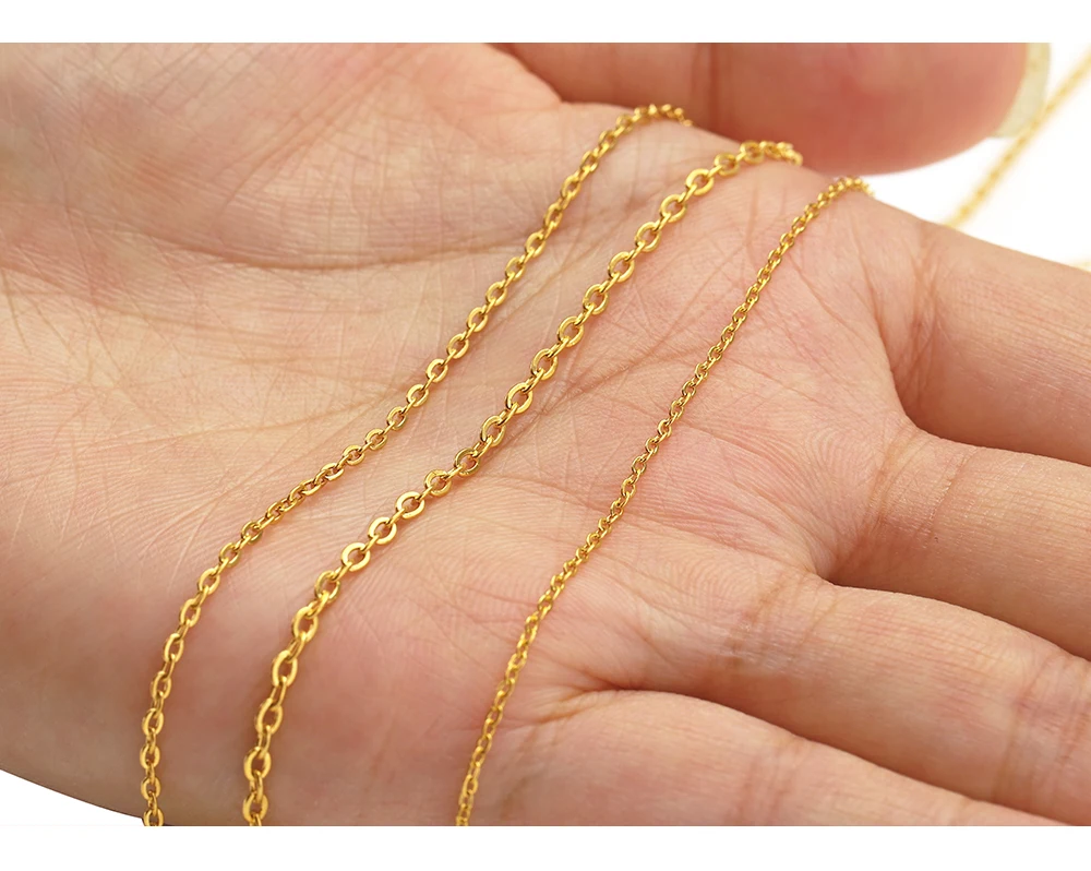 Chaîne à Rouleau Dorée 10m Avec 50 Connecteurs - Chaîne à Billes Pour Suspension, Bijoux, Colliers & Artisanat (Trou 3.2mm)