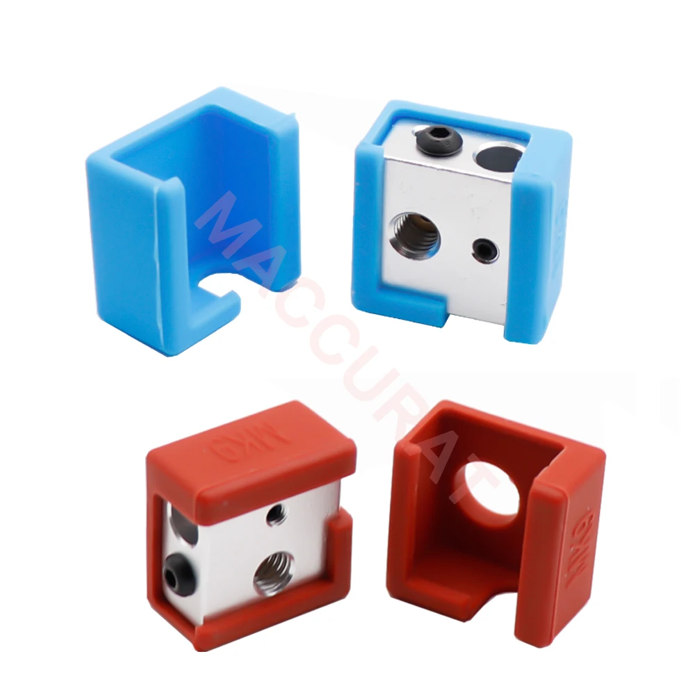 1pc 3D Printer MK8 Silicone Socks Block Heater Silicone Insulation Cover for Replicator Anet a6 a8 i3 MK7 / MK8 / MK9