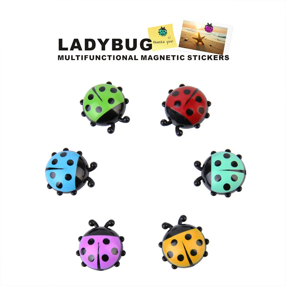 Ladybug Message Board Post-It Note Creative Photo Sticker Home Decor Fridge Magnet Refrigerator Decoration Gift For Kitchen