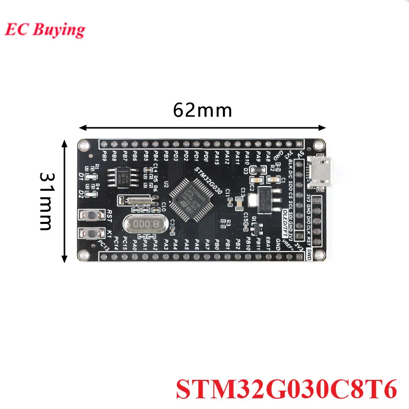STM32G030F6P6 STM32G030C8T6 Mini Development System Board Module STM32G030 STM32 G030 MCU M0 Microcontroller Core Learning Board