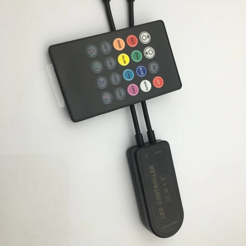 DC 12V-24V RGB kontroler Led aplikacji Bluetooth RGB pilot do muzyki do taśmy Led światła 5050 4 Pin kontroler RGB 12V-24V