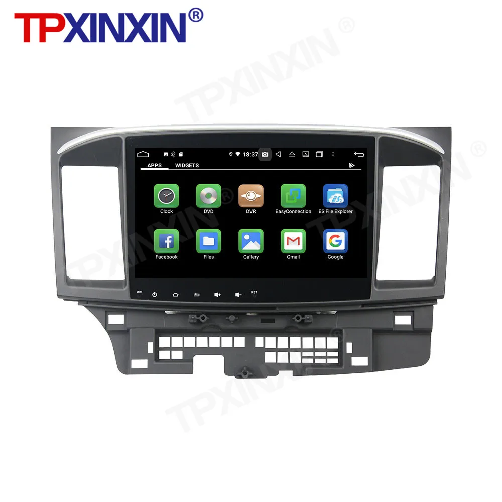 Android 10 Carplay 4G+128GB For Mitsubishi Lancer EVO 2007 - 2017 Radio Recorder Multimedia Player Stereo Head Unit GPS Navigate