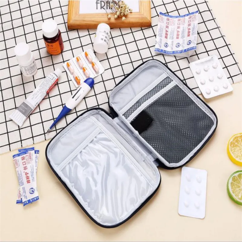 Portable Storage Bag First Aid Emergency Medicine Bag Outdoor Pill Survival Organizer Emergency Kits Package Travel Accessories