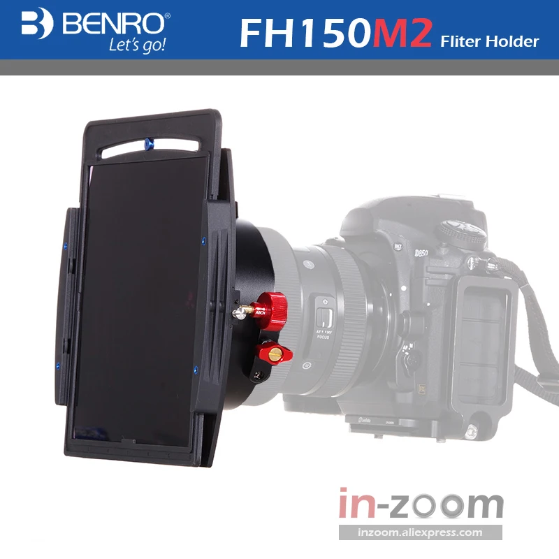 Benro FH150M2 Filter Holder 150*150mm ND 150*170mm GND CPL Square Filters System For Above 14mm Ultra-Wide Lens