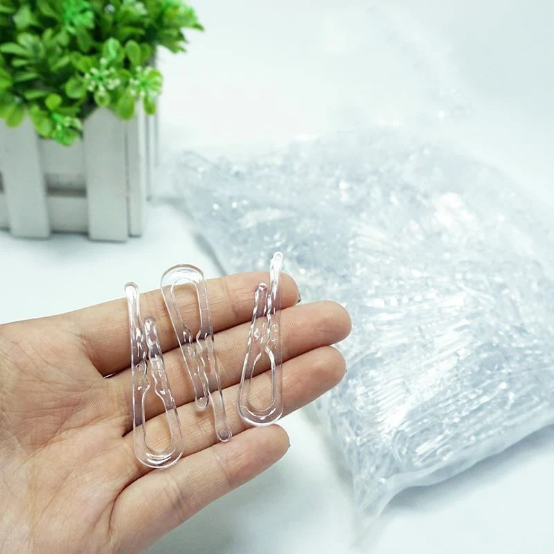 Plastic Transparent Clip Clear Multifunction Stockings Cloth Clip Toothed Clothespin for Shirt Bra Briefs Sock Pants 100pcs