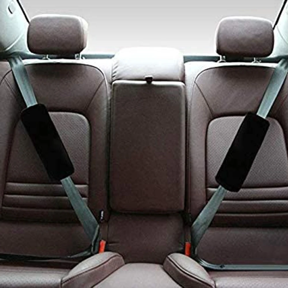 

2 pcs Soft Plush Seat Belt Cover Shoulder Pad Shoulder Strap Case Comfortable Driving Car Seatbelt Multiple Colors Optional