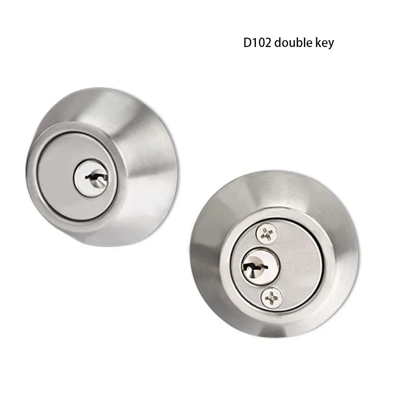 Stainless Steel Single Dead Bolt Door Lock Colorful Home Door Gate  Double Cylinder Deadbolt Gate lock