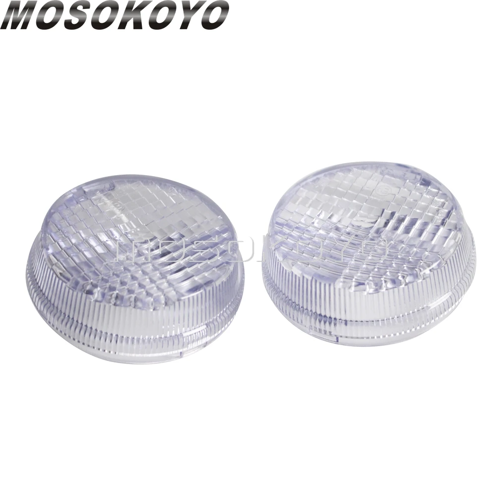 2pcs Motorcycle Turn Signal Indicator Light Cover Lens For Honda Cruisers Kawasaki Vulcan 1600 Classic / Nomad 1500 1600 1700