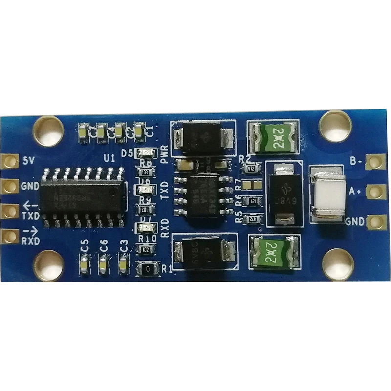 RS232 to RS485 Mutual Conversion Module 485 to 232 Lightning Protection Overcurrent And Overvoltage Protection 5V Power Supply