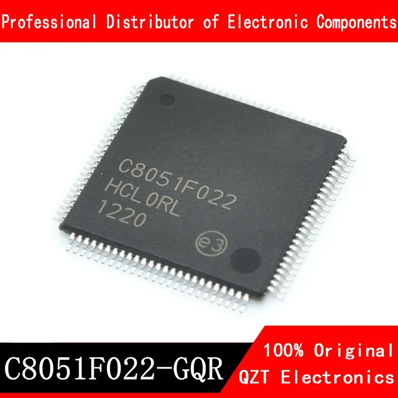 

5pcs/lot C8051F022-GQR C8051F022-GQ C8051F022 TQFP-100 new original In Stock