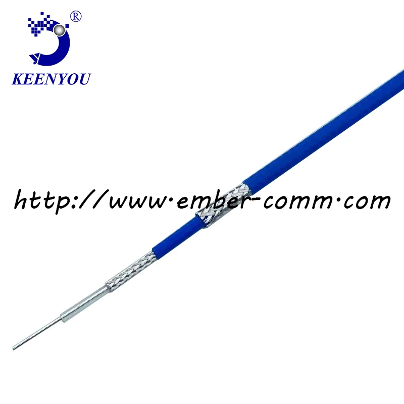 Rg403 TRB three coaxial cable, silver plated pure copper keenyou 1553B bus directly sold by Jinyou manufacturer