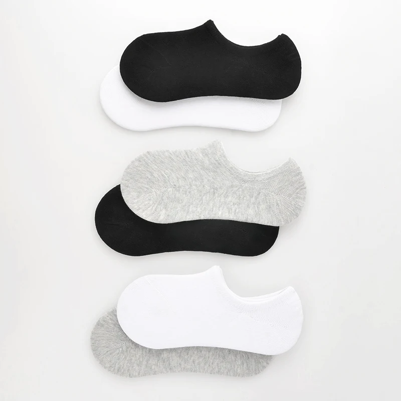 5 paires de chaussettes invisibles pour enfants, pour garçons et filles, douces, basses, décontractées, en coton, pour loisirs, voile,