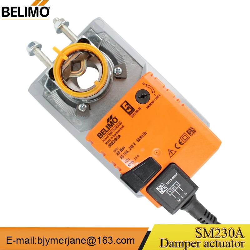 BELIMO 20NM SM230A 220V привод демпфера для регулировки воздушных амортизаторов в вентиляции