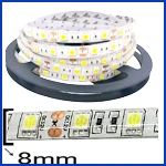 Waterproof 12V LED Strip Light 60 LED/m Warm White Flexible LED Strip Light 1m 2m 3m 4m 5m Replacement for 5050 RGB Black PCB