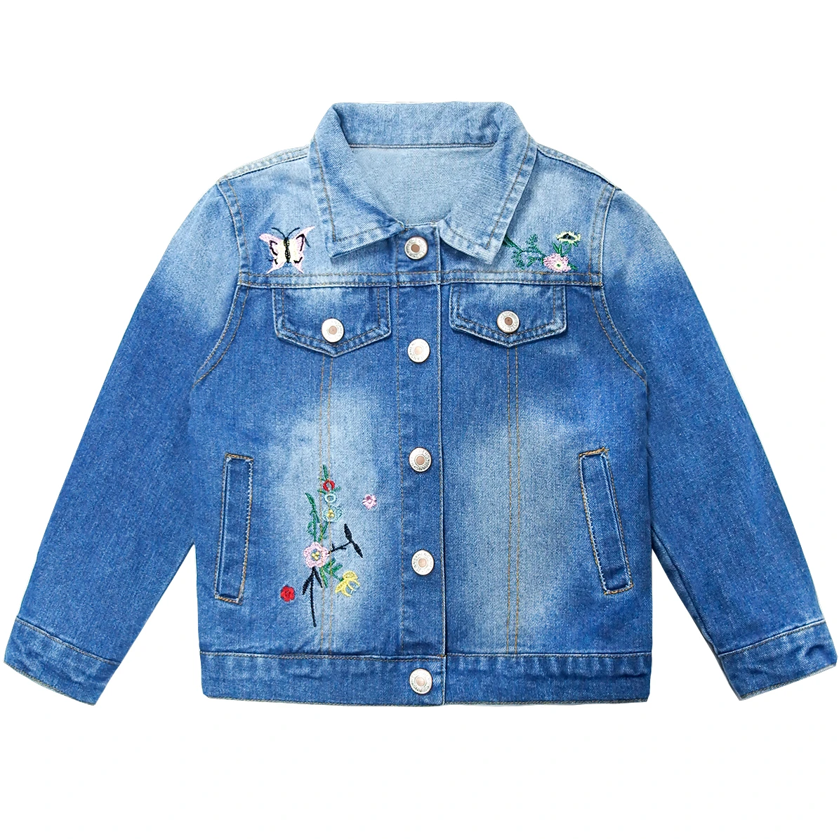 

Chumhey High Quality Spring Girls Jackets Stretchy Denim Outerwear Girl Cardigan Jeans Coats Kids Clothing Children Clothes