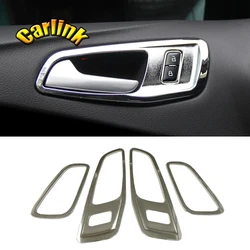 For Ford Kuga Escape 2013 2014 2015 2016 2017 2018 ABS Chrome Interior Door Handle Catch Cover trim Accessories 4pcs