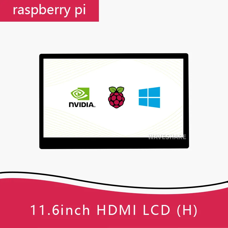 Waveshare 11.6/13.3Inch Raspberry Pi Lcd-scherm Touch Display Hdmi Ondersteuning Raspberry Pi 4/3 En Jetsom Nano Kit