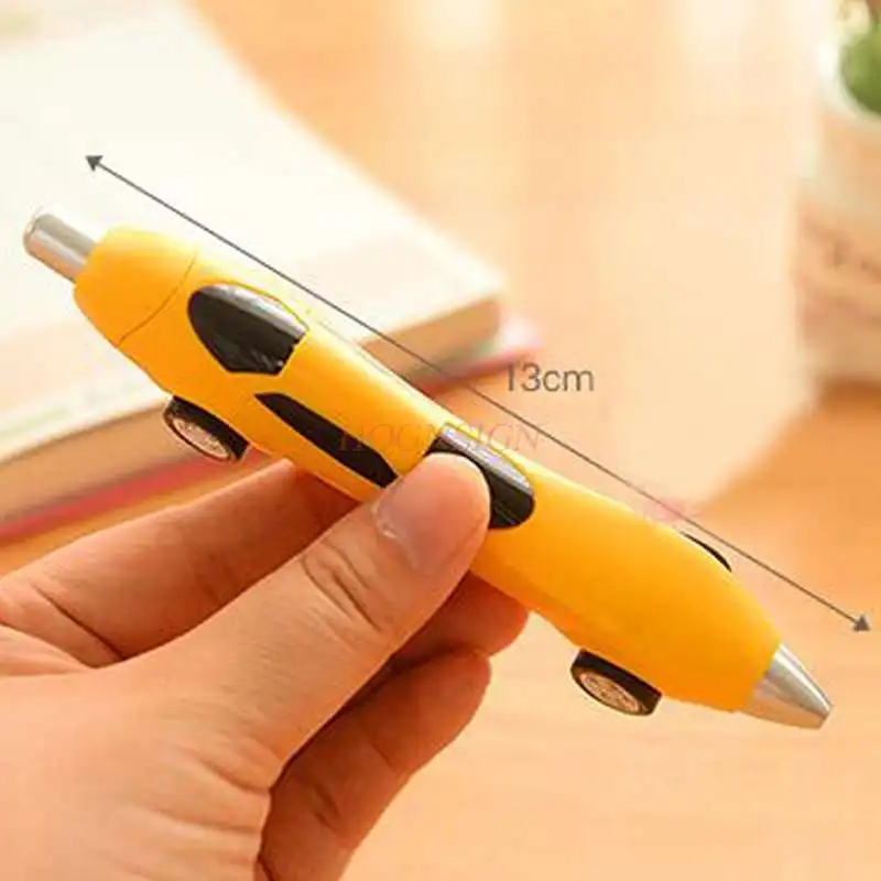 Cartoon car ballpoint pen creative stationery cute cartoon rotatable car ballpoint pen