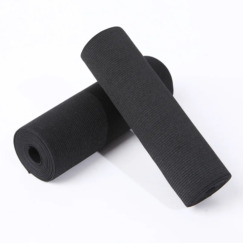 20CM/30CM/40CM/50CM Super Wide Black Nylon Highest Elastic Bands Garment Trousers Sewing Accessories DIY