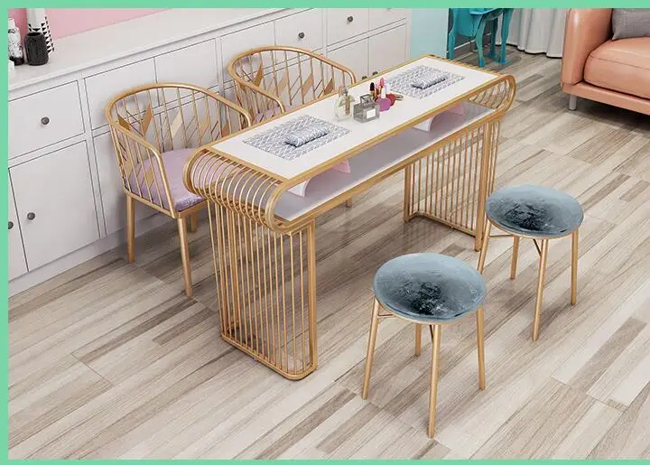 Manicure Tafel En Stoel Netto Rode Manicure Station