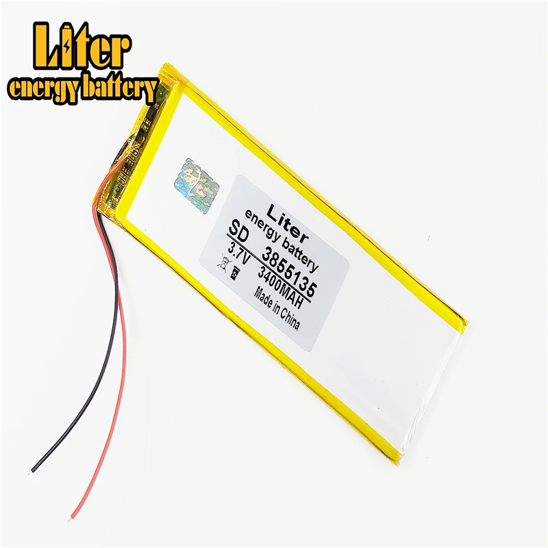 li-po 3.7V 3400mah (polymer lithium ion battery) Li-ion battery for tablet pc 7 inch 8 inch 9.7 inch 10.1 inch [3855135]