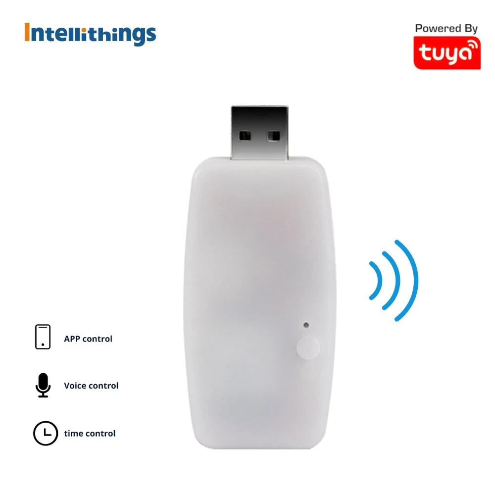 

Intellithings WiFi IR RF433 Universal Intelligent Remote Controller Smart Home Automation DIY Learning Function Tuya App Control