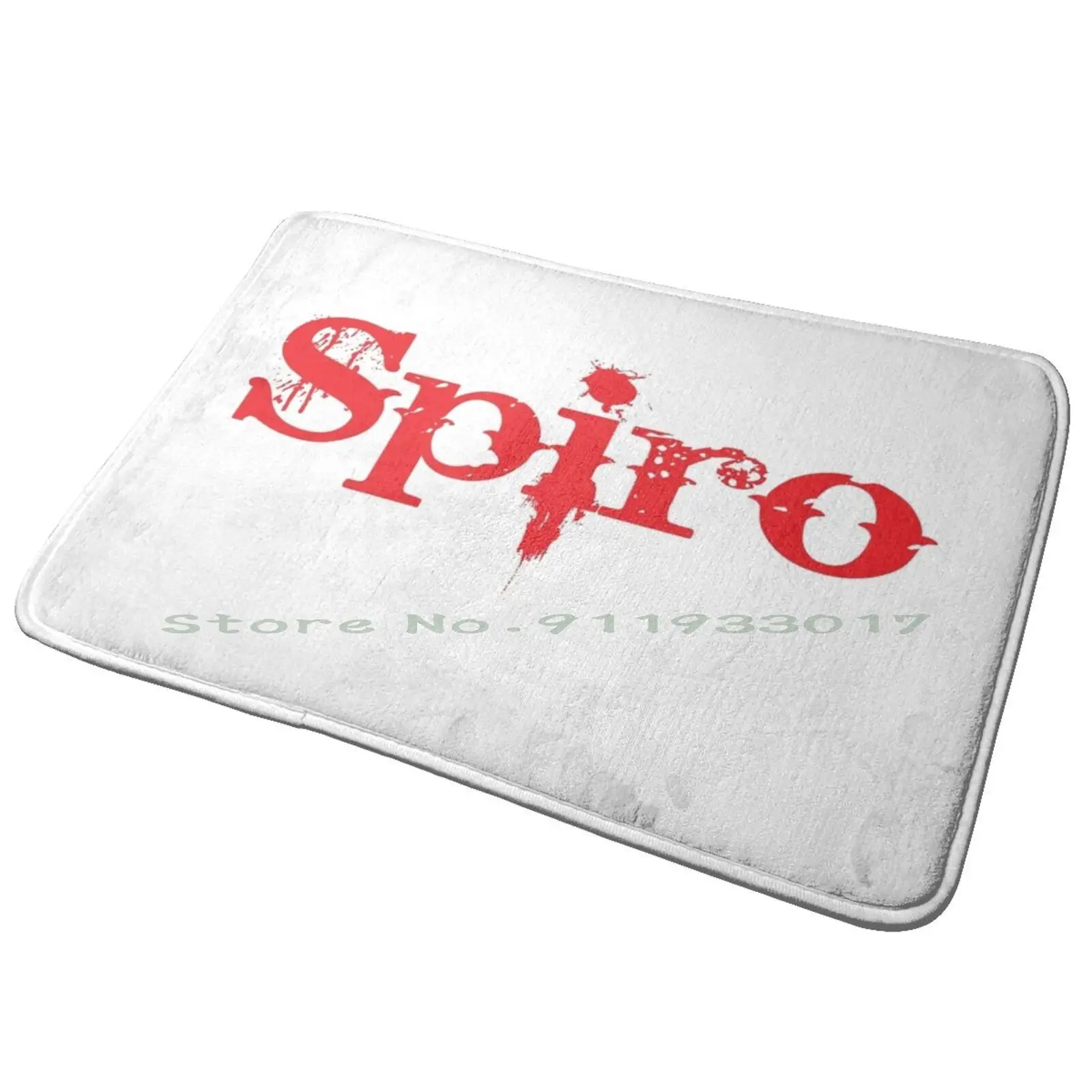 Spiro My Name Is Spiro Spyros Spyro Spiros Entrance Door Mat Bath Mat Rug Calle J?rnkrok Kraken Jarnkrok Hockey Player