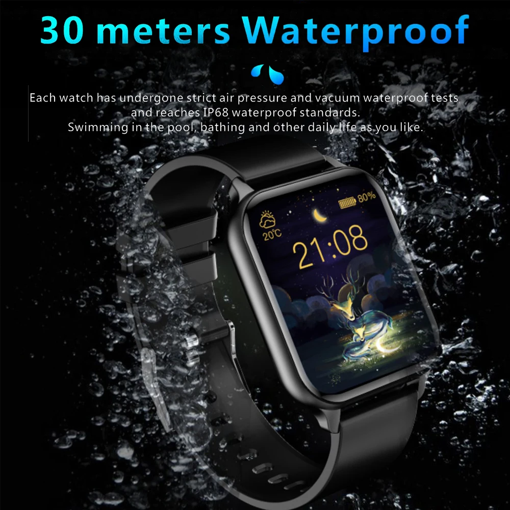 Thông Minh 1.7 Inch Đồng Hồ Nam Nữ Bluetooth Smartwatch Tùy Chỉnh Giấy Dán Tường Mult Thể Thao Theo Dõi Q26 Dành Cho Android IOS Đồng Hồ Nữ