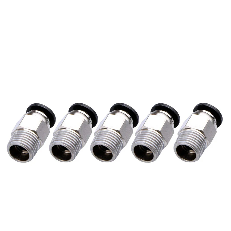 10 Stück/Set PC4-M6 PC4-01 Schnell-Pneumatikanschluss Bowden-Kupplung 3D-Drucker Extruder-Verbinder für 1,75mm 3mm PTFE-Schlauch Luftanschluss I – Detail 4