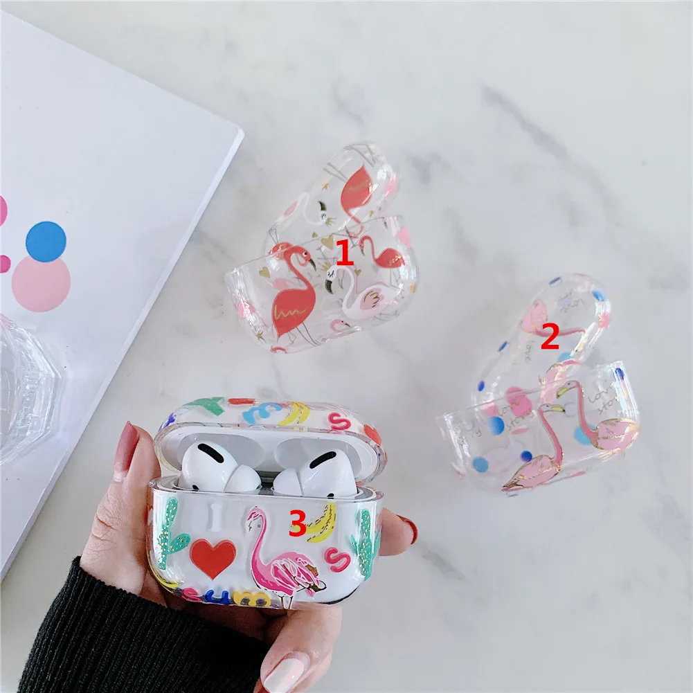 Transparent Hard PC Earphone Cases for Apple Airpods 1&2 Generation Shell Headset Box Cover