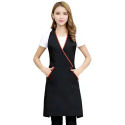 Sleeveless Spa Uniform Beauty Salon Tattoo master apron Women Uniform Simple Slim Workwear apron Waitress aprons