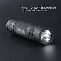 UV Flashlight Convoy S2 Plus Nichia UV 365nm Led Linterna Ultraviolet Flash Torch Light Ultra Violet Fluorescent agent detection