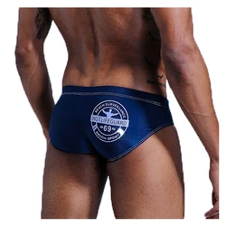 Cueca masculina sexy gay confortável, cueca respirável ultra fina de algodão com elástico, plus size xxl