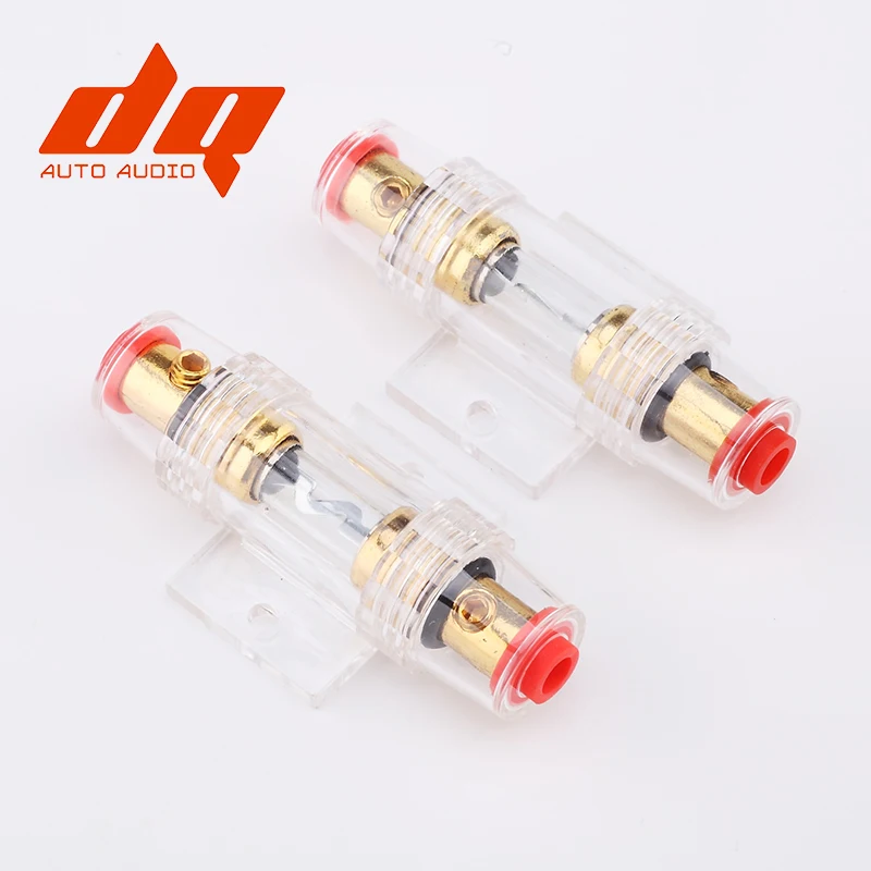 1pcs Car Audio Refit Fuse Holder 4/8 And 10 Gauge Wire With 60 AMP Fuses 60A/80A Fuse Holder For Car Audio Auto Amplifier