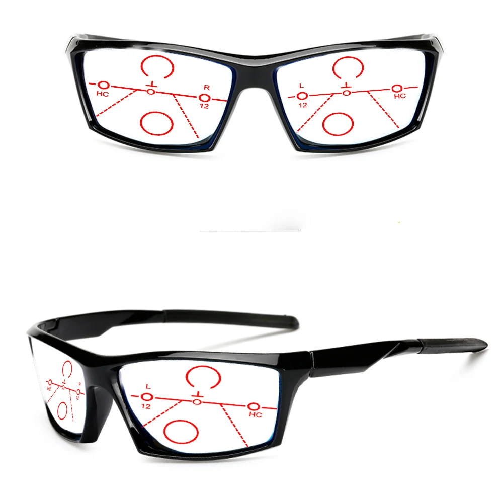 

TR90 Sports Fit the Face Black Frame Progressive Multifocal Reading Glasses +0.75 +1 +1.25 +1.5 +1.75 +2 +2.25 +2.5 +2.75 To +4