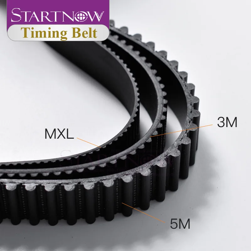 Startnow HTD 5M Series PU Open-Ended Timing Belt Transmission Belts Width 10 15mm 20 30 40mm 50 For 3D Printer CO2 Laser Machine