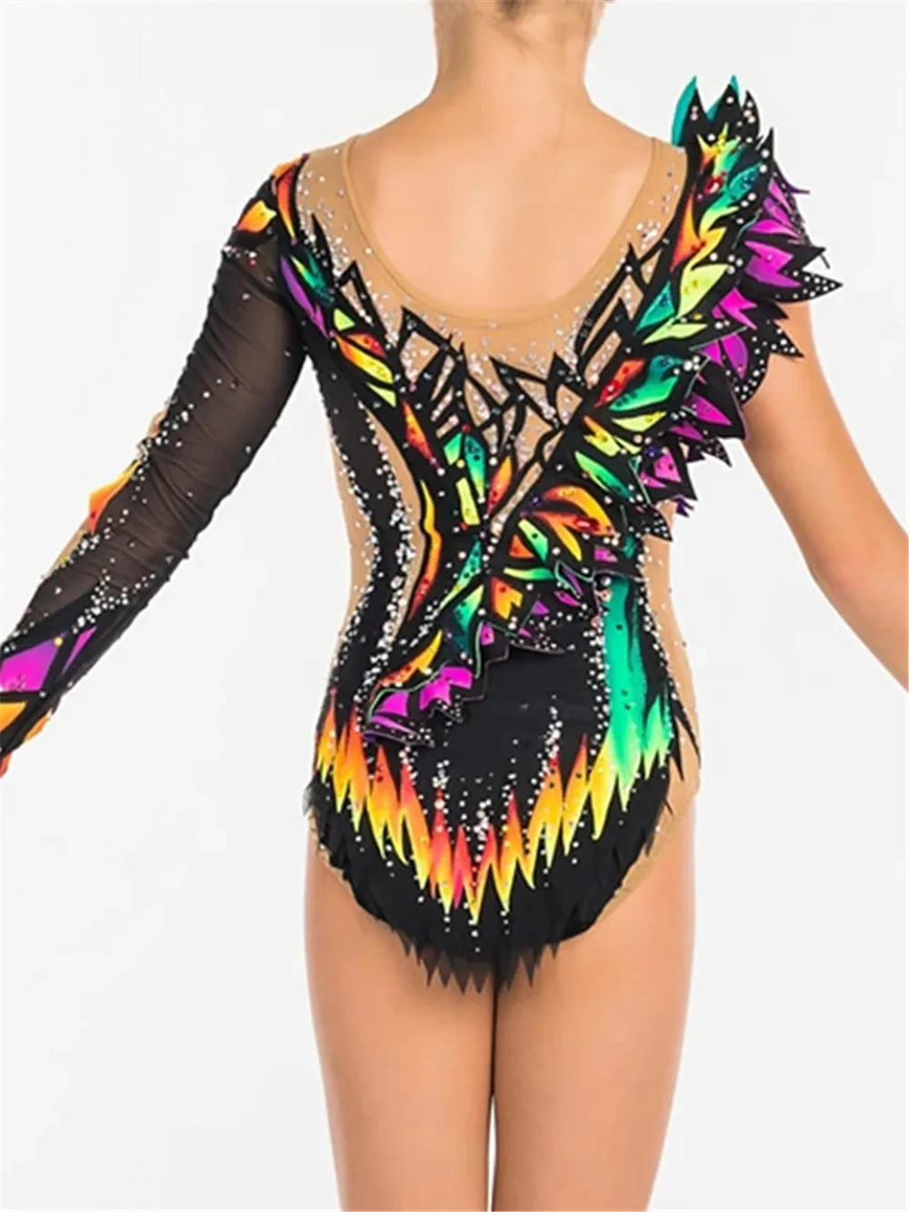 LIUHUO Figure Skating Dress Women\'s Girls\' Ice Skating performance Rhythmic gymnastics competition Dance Leotard ArtisticCostume