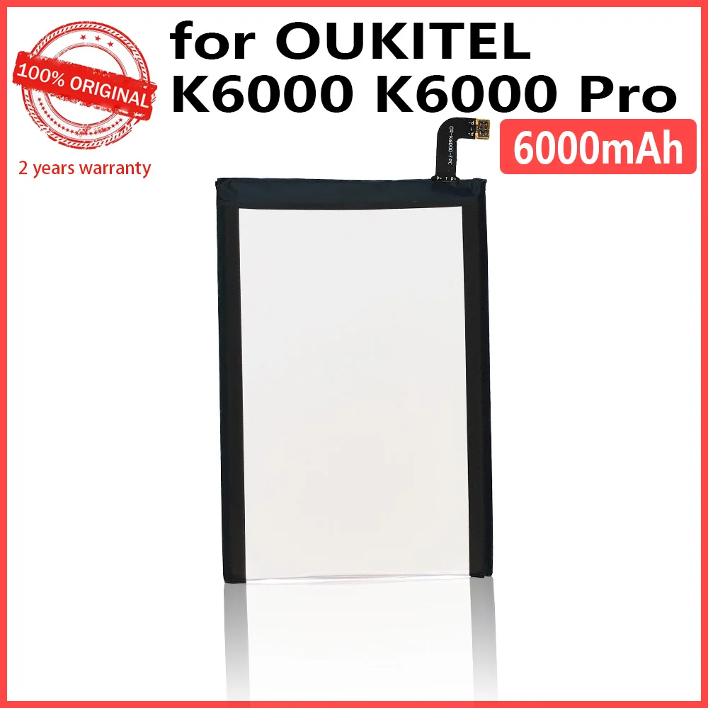 100% Asli 6000MAh untuk Oukitel K6000/ Oukitel K6000 Pro / Ulefone Power / DOOGEE T6 / DOOGEE T6 Pro/Baterai Homtom HT6