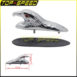 Motorcycle Eagle Head Skull Decorations Front Fender Frames Scooter Ornament Statue For Kawasaki Yamaha Suzuki Honda Harley ATV