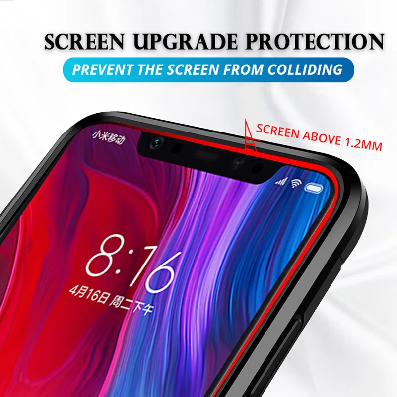 Armor Shock Proof Case For Xiaomi Pocophone F1 F2 X2 X3 Nfc M2 Pro MI9 MI8 SE MI Play 8 9 5X 6X A1 A2 A3 Lite PC+TPU Cover Coque