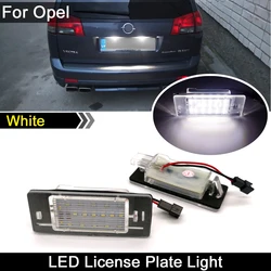 2 uds para Opel Vectra C Estate 2002 2003 2004 2005 2006 2007 2008 luz LED blanca para matrícula lámpara para matrícula