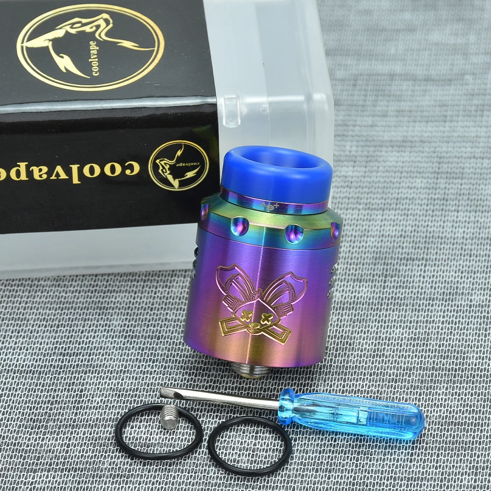 Vape Tank Dead Rabbit 3 RDA 316 SS airflow intake adjustable Rebuildable DL Vaporizer Rebuild Single/Dual Coil Atomizer