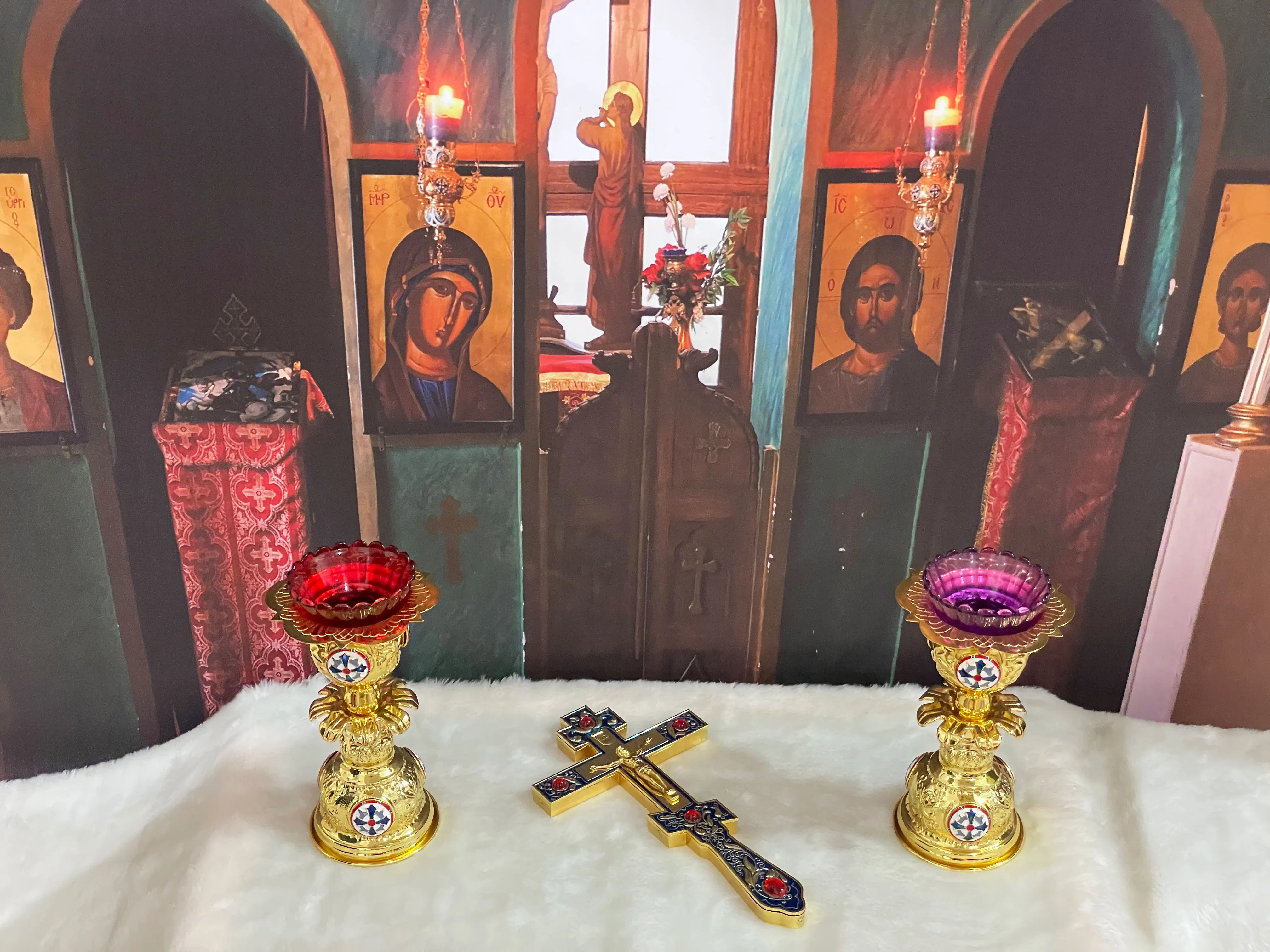 Neues Orthodoxes Kreuz Jesus-Kruzifix Kirchendekoration Christliche Dekoration Russische Religiöse Orthodoxe Kirchenartikel Hängende Kreuze – Detail 3