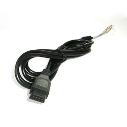 High quality 9pin plug game controler 1.5M repair cable for Sega MD 2 controller repair cable